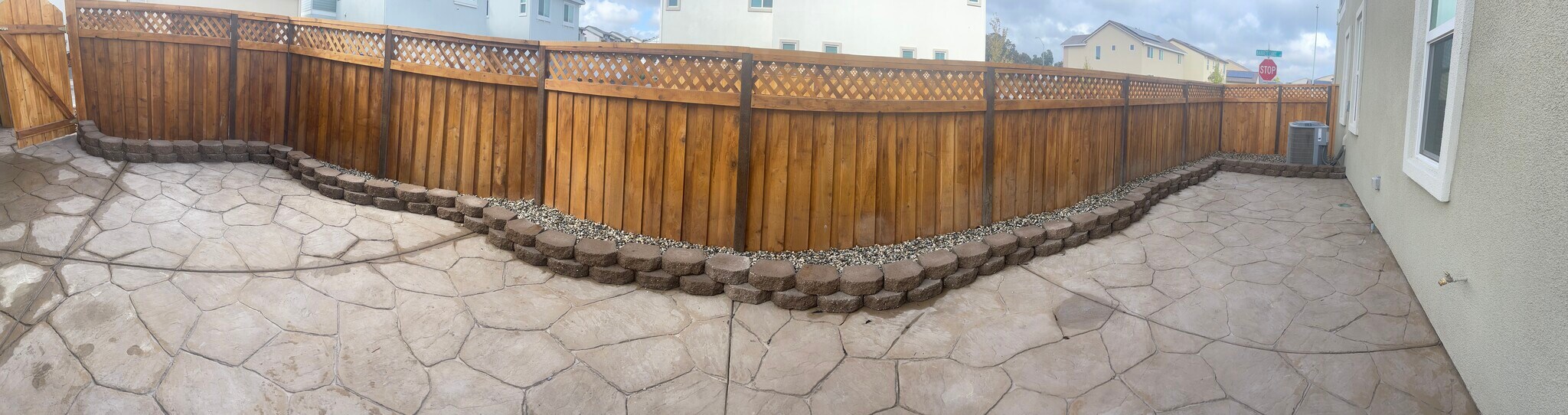 Finished Side yard - 677 Barrett Lake Rd