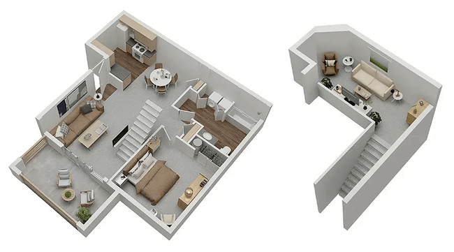 Floorplan - Devonwood and First Place Apartments