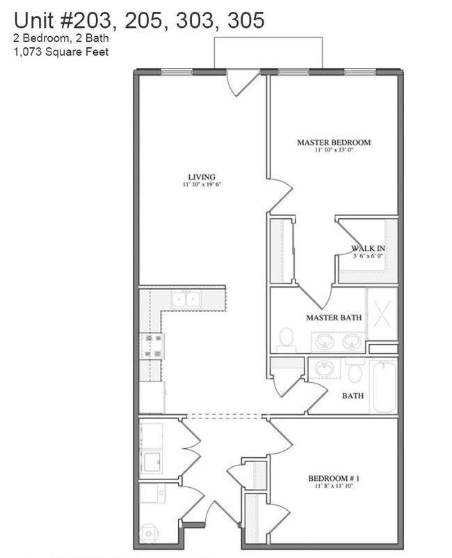 Floorplan - Fifth Avenue Flats