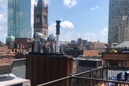 View from Private Roof Deck - 177 Newbury St