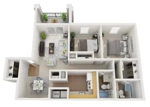 Floorplan - Mountain Place Apartments