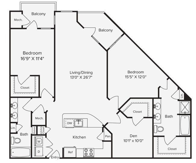 Floorplan - Avalon Arlington North