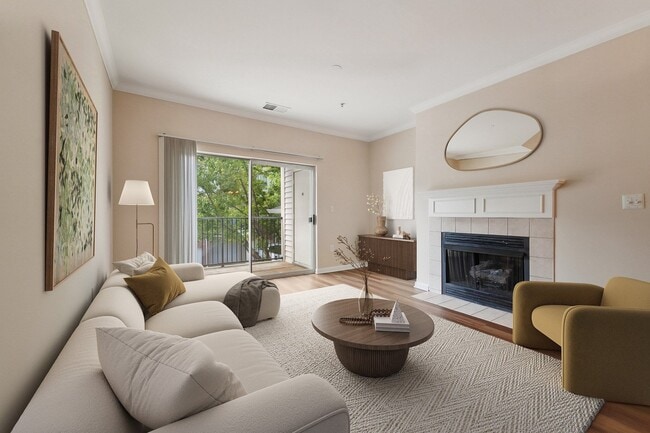 Cozy Living Room with Optional Fireplaces