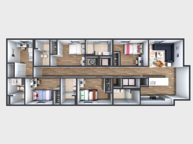 Floor Plan 5C - The Walk