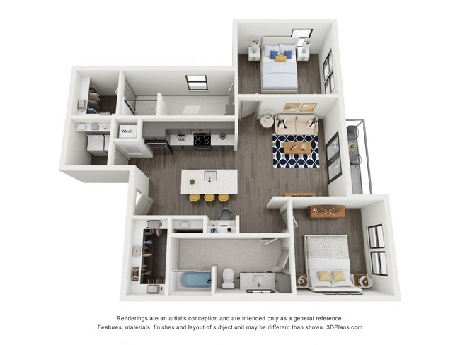 Floorplan - The Goodwin Apartments