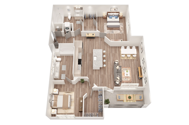 Floorplan - The Samford Glenn Apartments
