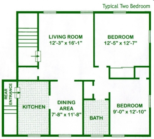 2BR/1BA - Knollwood Apartments