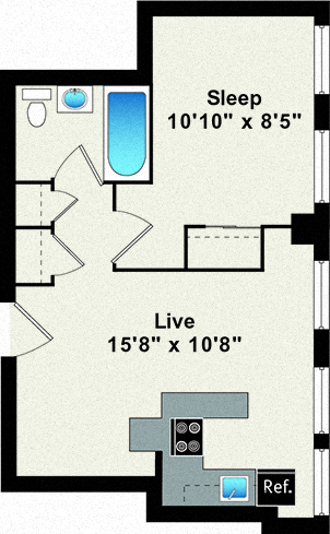 Floorplan - Reside on Wellington