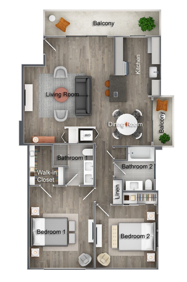 Floorplan - 717 N Orlando Ave