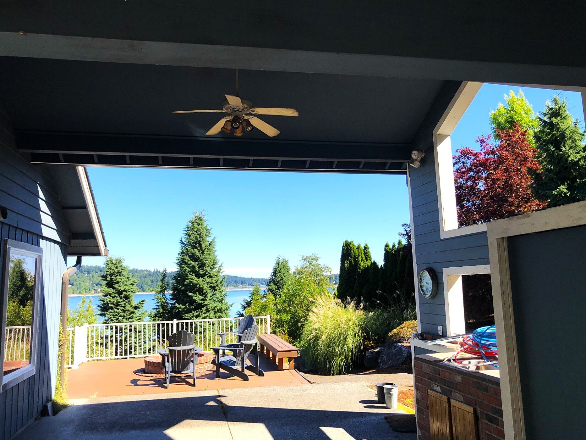 kitchen opens to a large covered patio - 7107 120th St NW