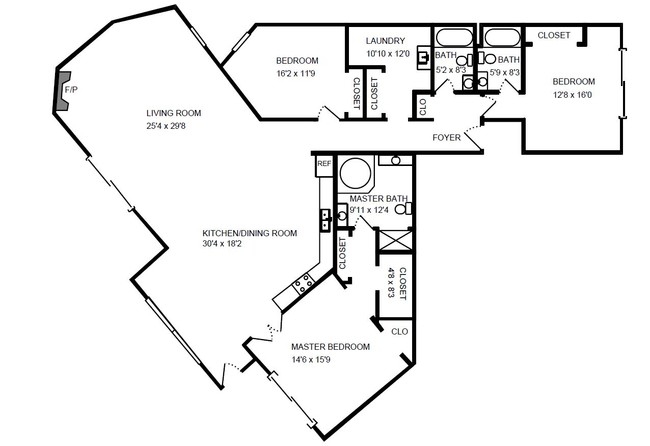 Floorplan - 1800 Milwaukee