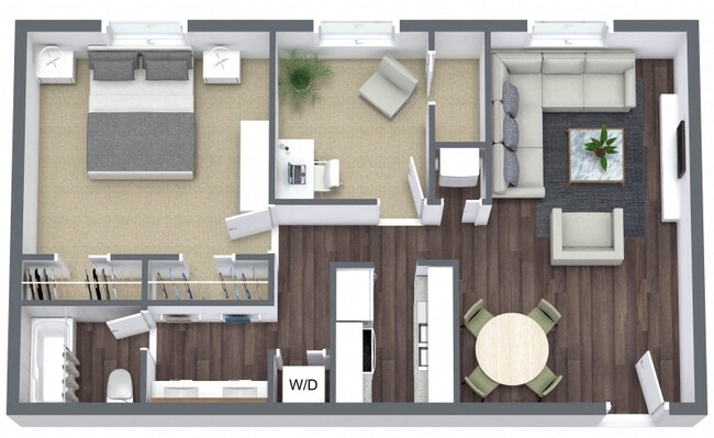 Floorplan - The Dexter Apartments