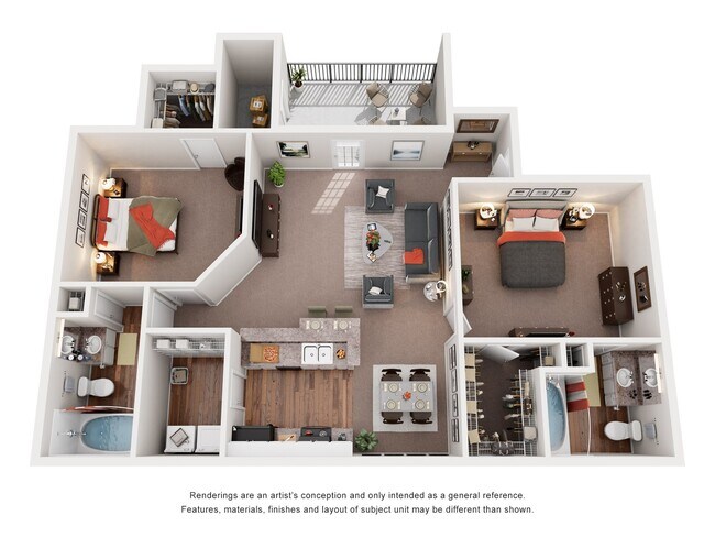 Floorplan - Huntington Chase Apartments