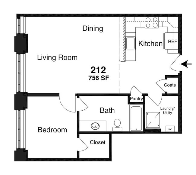 Floorplan - Turbine Lofts