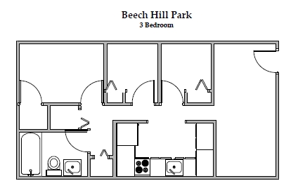 3BR/1BA - The Village at Beech Hill