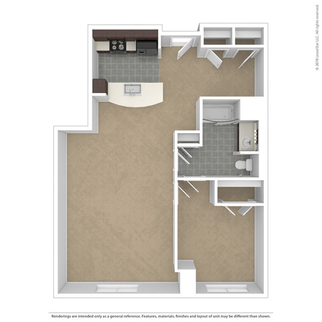 Floorplan - Curtain Lofts  1371