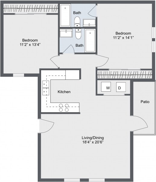 The Gregory North and South Apartment Homes 100 Northwoods Village Dr