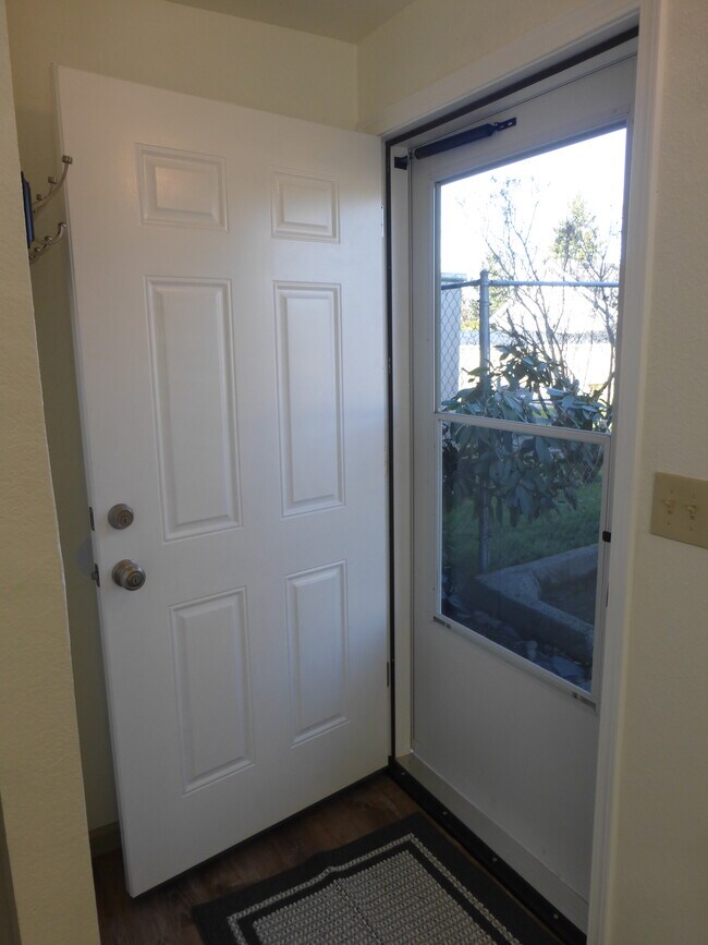 Front entry door to home - 215 8th St SE