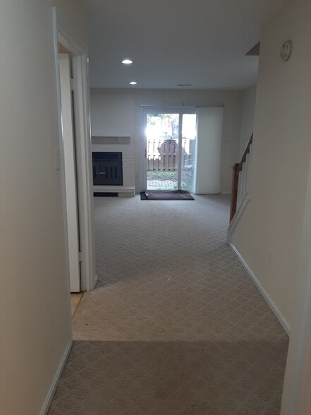 Hall to living room - 7827 Butterfield Ln