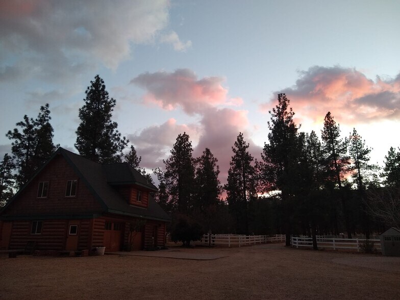 Evening View of Grounds - 59570 Devils Ladder Rd