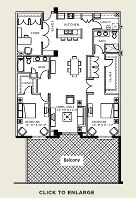 2BR/2BA - Station Square