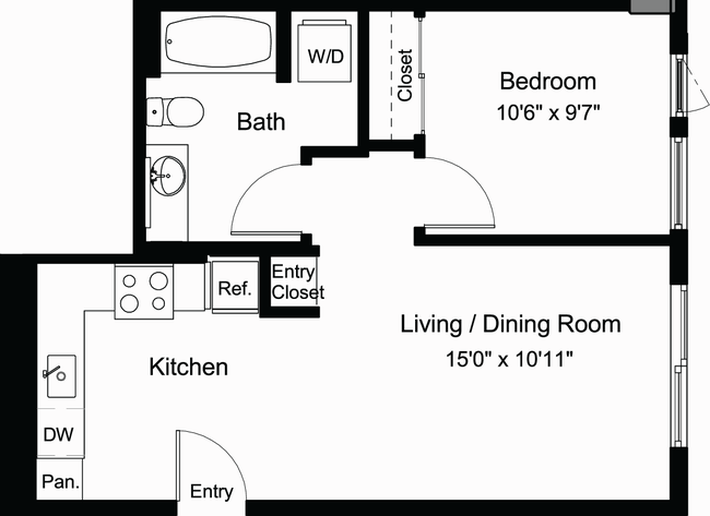 Floorplan - Chloe on Madison