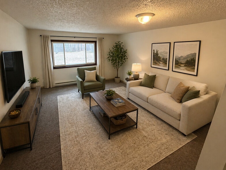Living Room - Silverwood Apartments