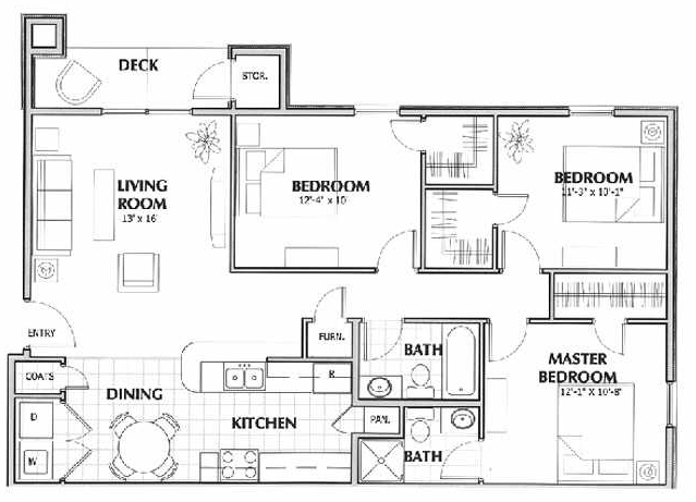 3BR/2BA - Golden Pond