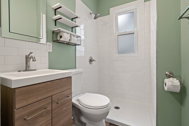 Bathroom #1 on main floor with walk-in shower - 4517 Tracy Ave