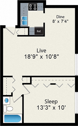 Floorplan - Reside on Pine Grove