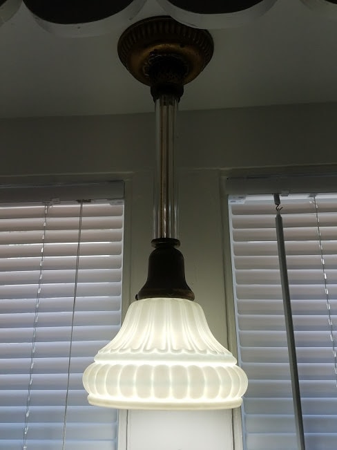 vintage lighting in kitchen - 1801 E 12th St
