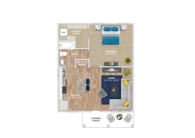 A2 Floor Plan - Isle Cottages