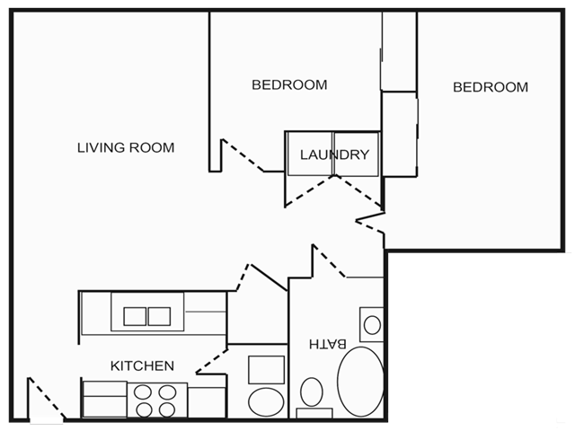 Floorplan - North Harrison Senior Apts