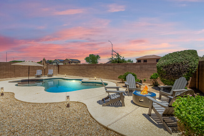 Pool has heating & cooling included in price, fire-pit - 14853 N 173rd Dr