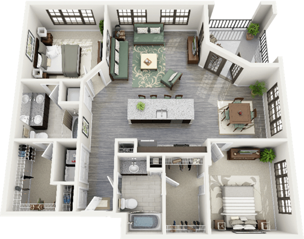 Floorplan - Berkshire Ninth Street