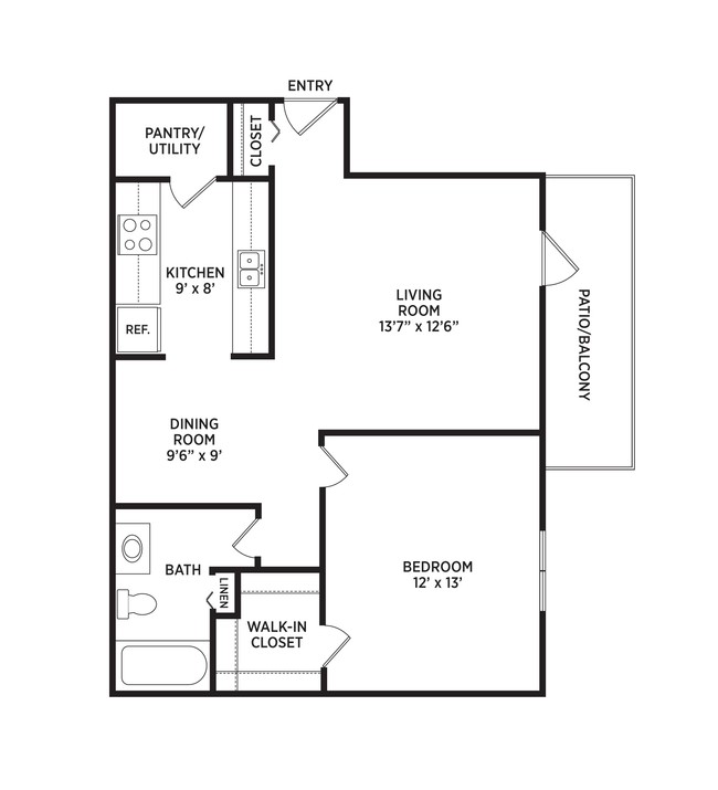 Floorplan - Arbor Glen Apartments