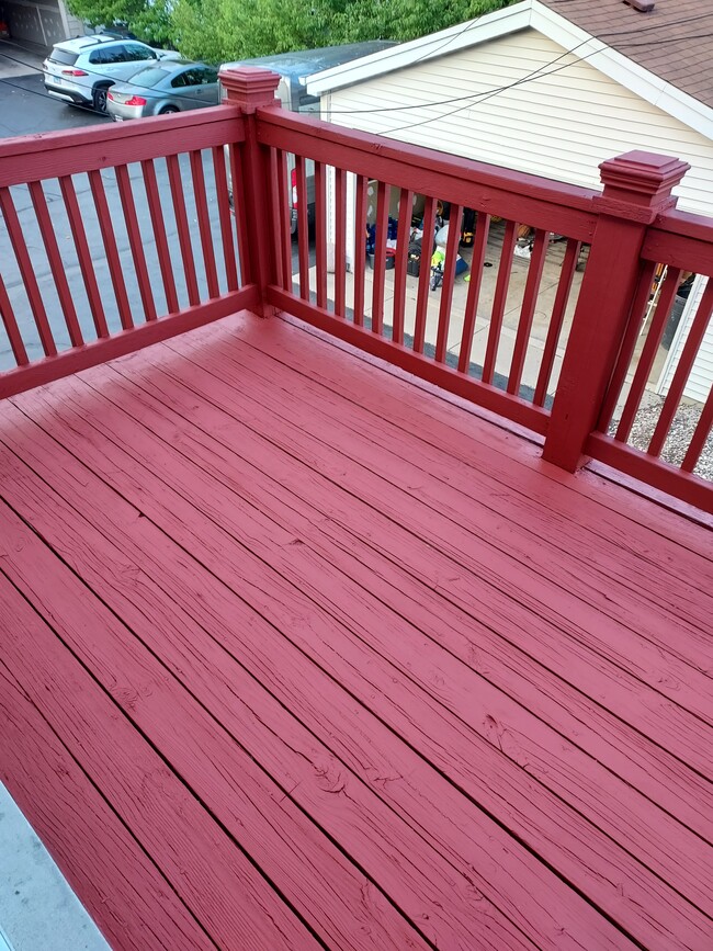 Private Deck by Kitchen - 805 S McKinley Ave