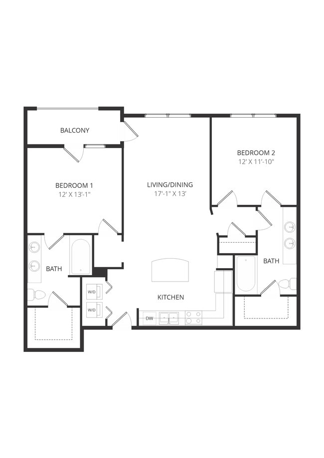 Floorplan - Lofts at Watters Creek Apartments