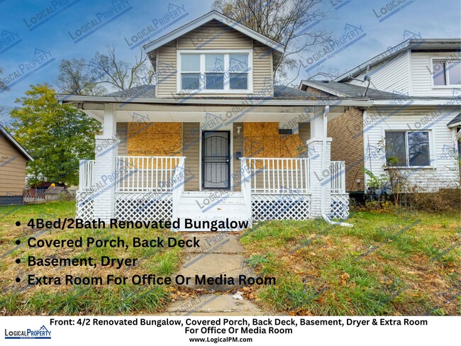 Primary Photo - 4/2 Updated Bungalow, Cvrd Porch & Back De...