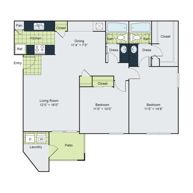 Floorplan - The Henry B