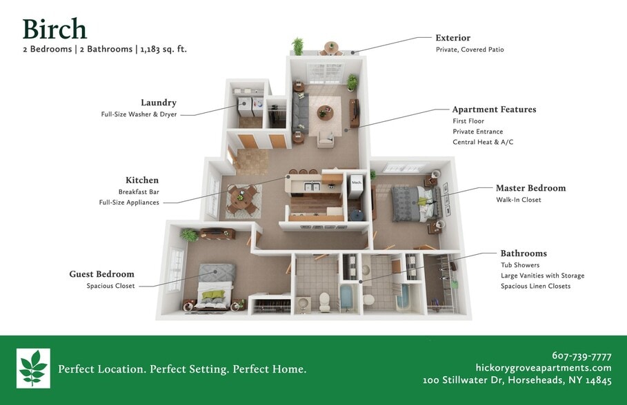 Interior Photo - Stillwaters, Hickory Grove Apartments