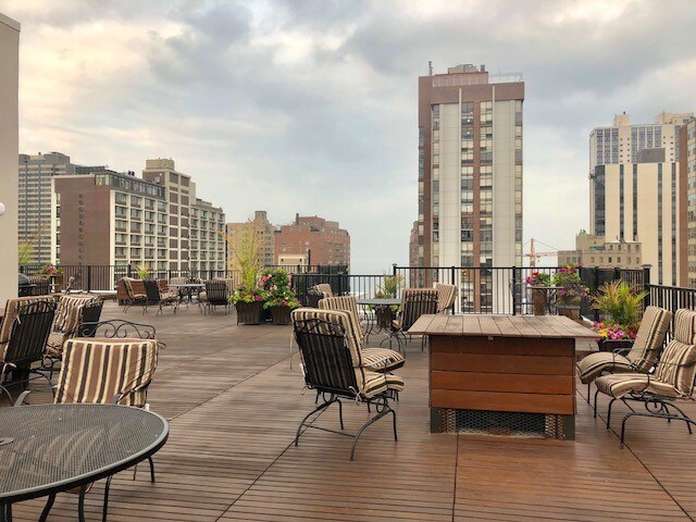 updated roof deck - 1339 N Dearborn St