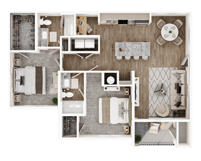 Floorplan - Argento at Three86