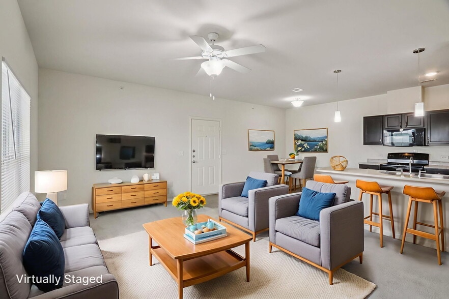 Open Concept Living Area - Tuckaway Apartment Homes
