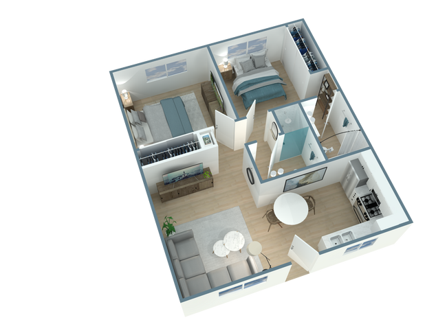 Floorplan - Terre at 1019 Peach