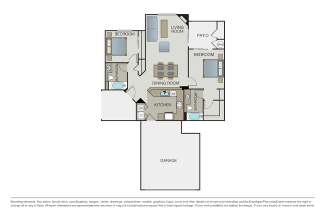 Floorplan - Villa Veneto at Palm Valley