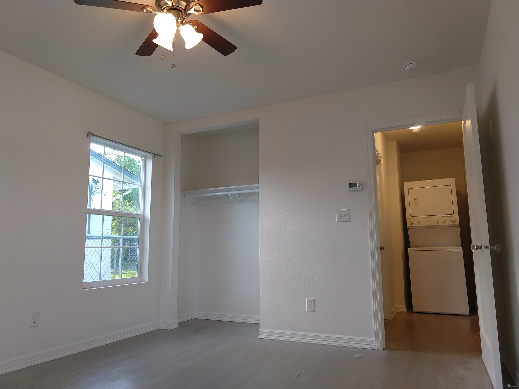 Floor to ceiling closet for all your clothing storage needs. - 2625 Cincinnati Ave