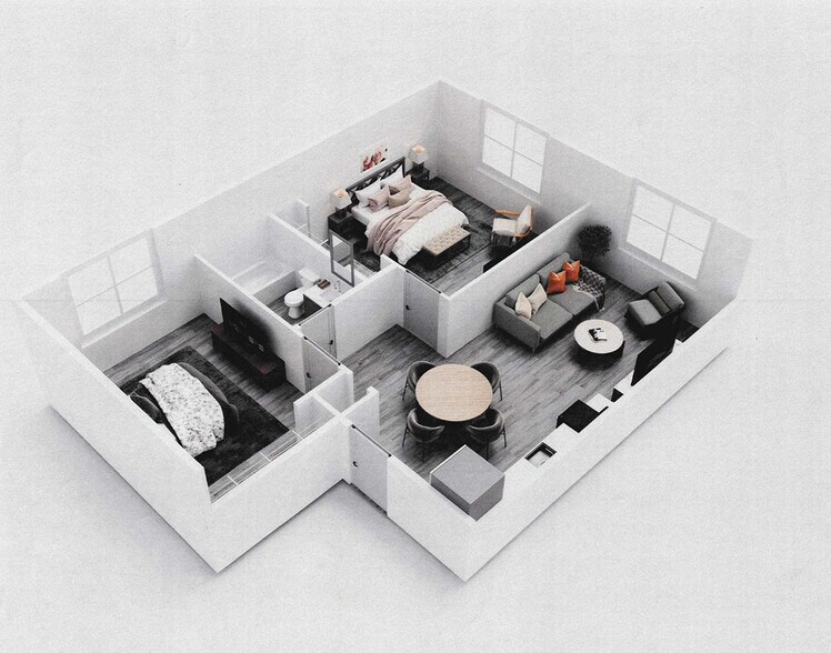 2 bd/1 bath - Platform Douglas