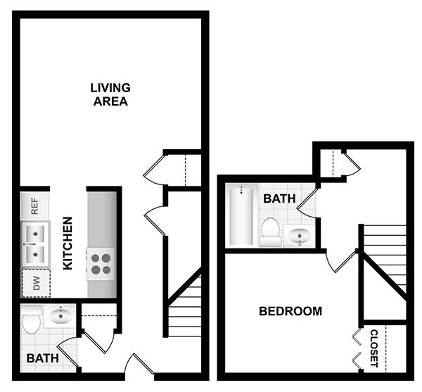 1BR/1BA - Highland Village Apartments