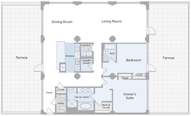 2BR/2.5BA - Silo Point